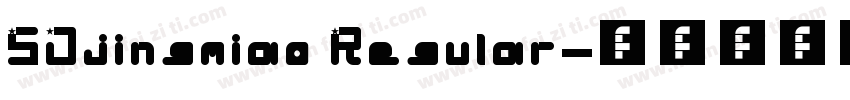 SJjingmiao Regular字体转换